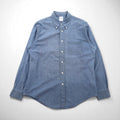 Brooks Brothers ボタンダウン シャンブレーシャツ L ブルー コットン REGENT