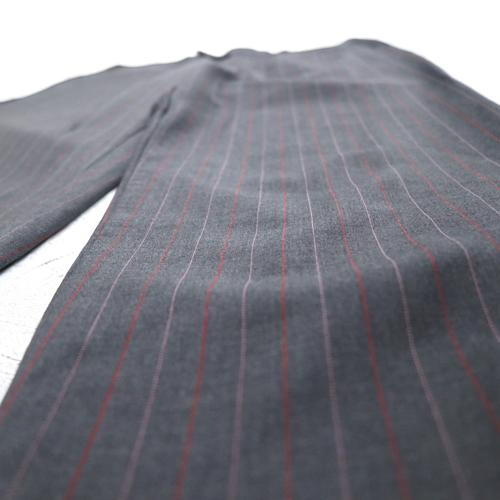 Ermenegildo Zegna イタリア製 3Bスーツ セットアップ L グレー ストライプ ウール