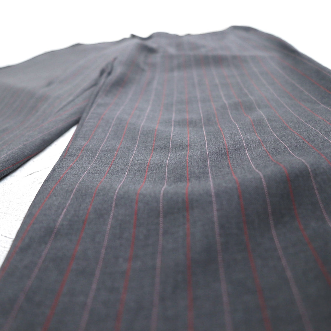 Ermenegildo Zegna イタリア製 3Bスーツ セットアップ L グレー ストライプ ウール