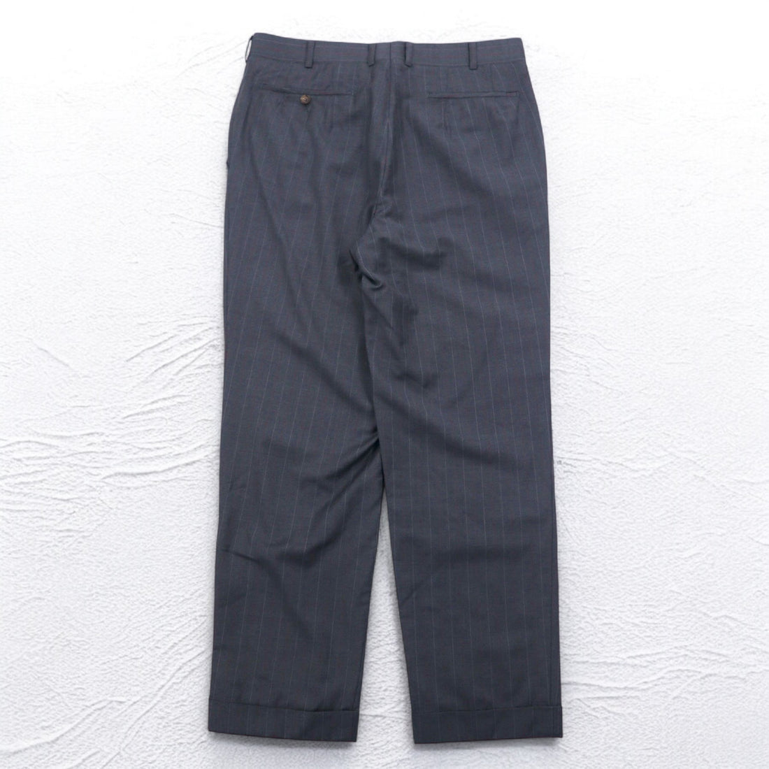 Ermenegildo Zegna イタリア製 3Bスーツ セットアップ L グレー ストライプ ウール