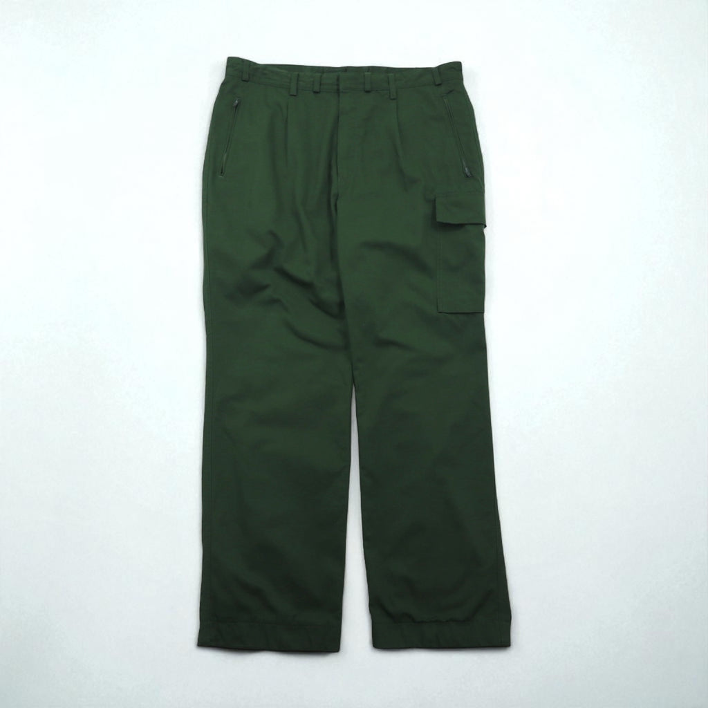 90s Vintage German Army Field Trousers WISPO 90s German Made Military Cargo Pants, Size L, Khaki, 8415-12-305-9092