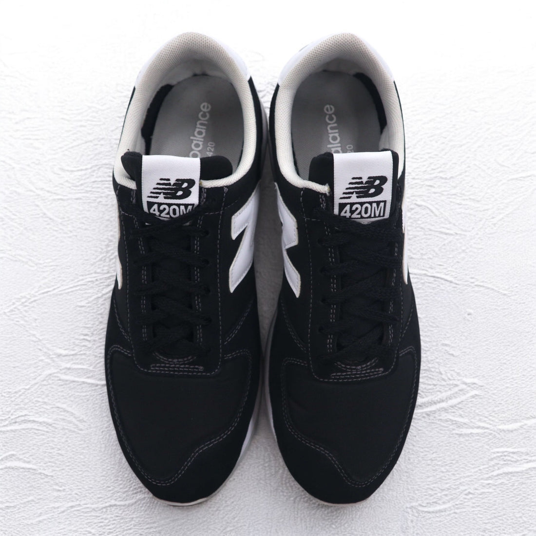 new balance 420M suede sneakers 27cm black EVA nylon UL420MAB