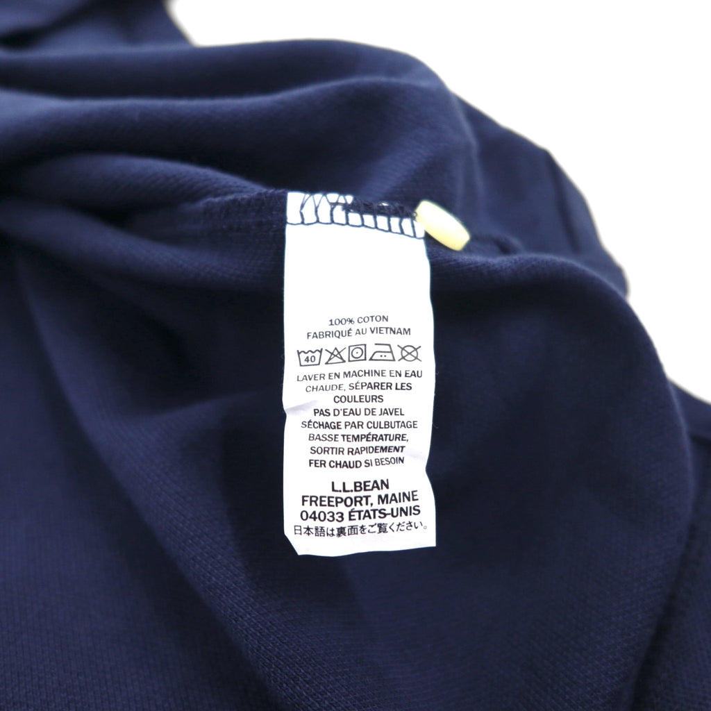 LLBean Premium Double L Polo Shirt XL Navy Cotton 300457 Unused