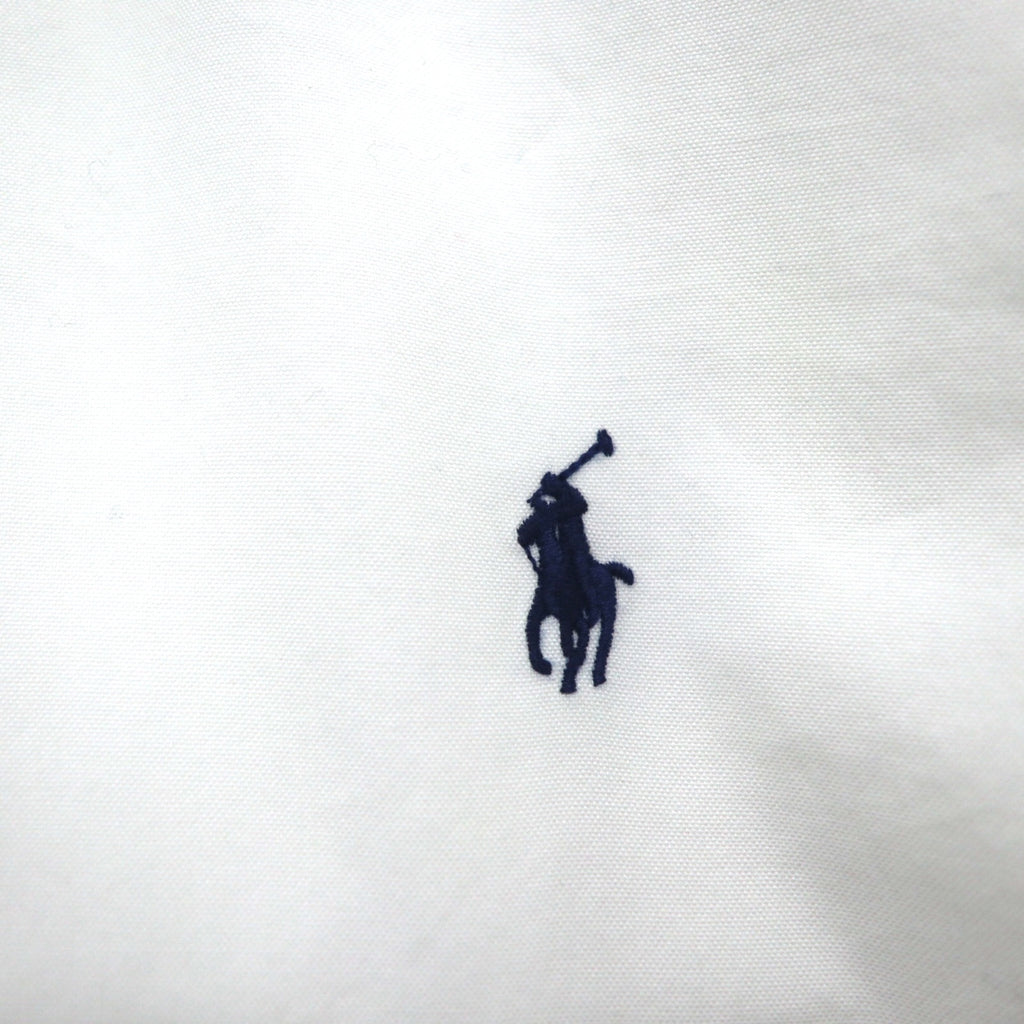 Ralph Lauren 90年代 オックスフォード ボタンダウンシャツ L ホワイト CUSTOM FIT スモールポニー刺繍