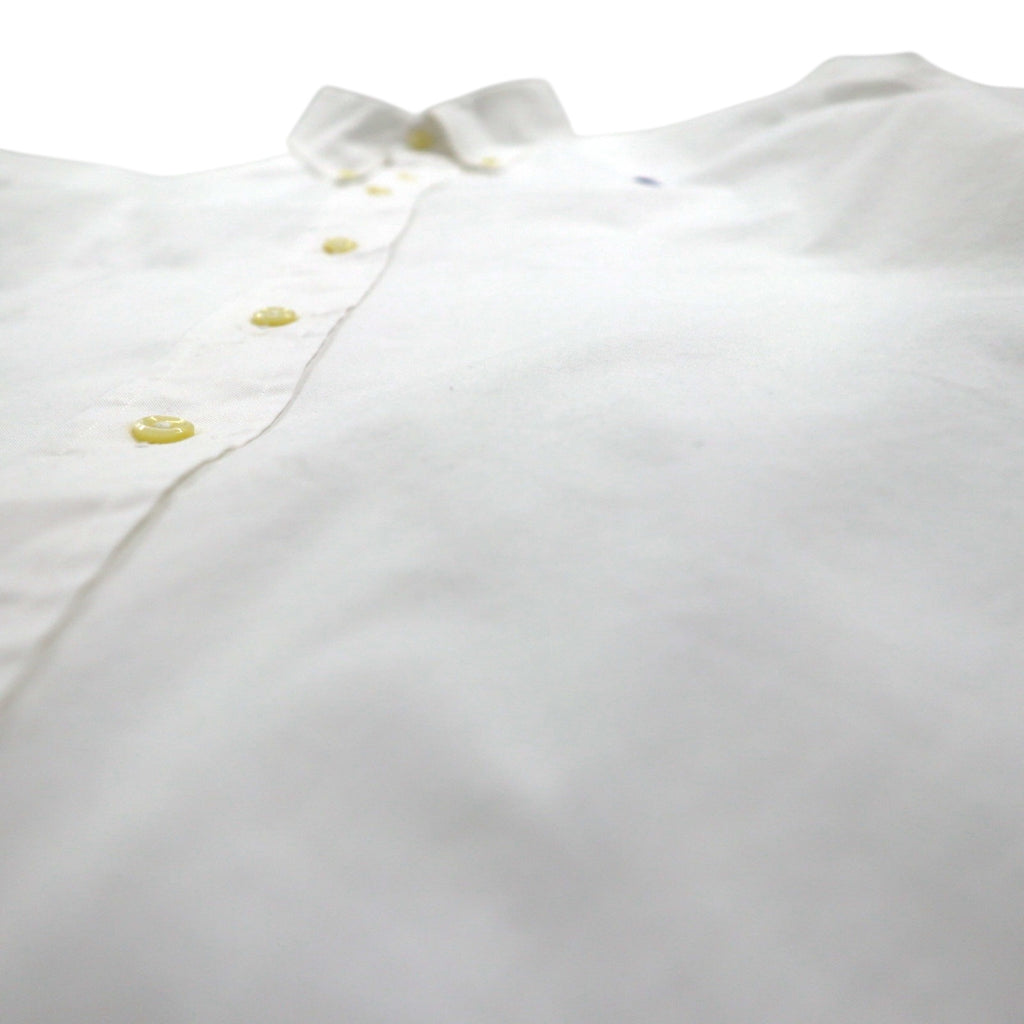 Ralph Lauren 90年代 オックスフォード ボタンダウンシャツ L ホワイト CUSTOM FIT スモールポニー刺繍