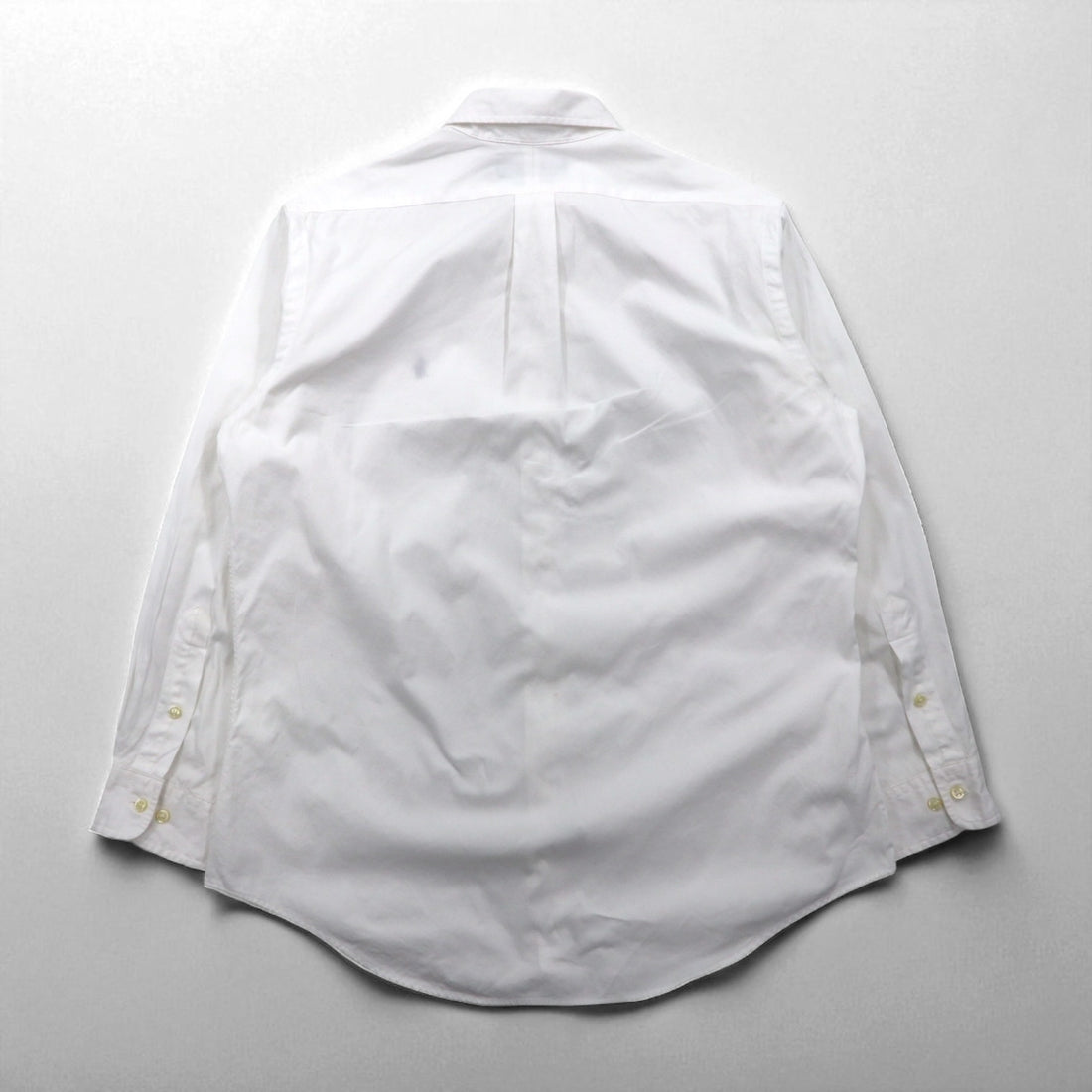 Ralph Lauren 90年代 オックスフォード ボタンダウンシャツ L ホワイト CUSTOM FIT スモールポニー刺繍