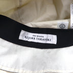 KIJIMA TAKAYUKI 2WAY Bucket Hat 57cm Ivory Cotton W-232630 Made in Japan