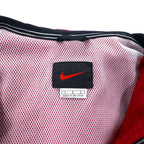 NIKE 90s Anorak Parka L Red Nylon Retractable Hood Black Tag Big Size