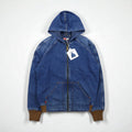 LEVI'S VINTAGE CLOTHING (LVC) Denim Hooded Jacket, Size M, Orange Tab Hooded Jacket A2217-0000, Unused, Talon Zip, Large Pentagonal Design, ARCHIVES