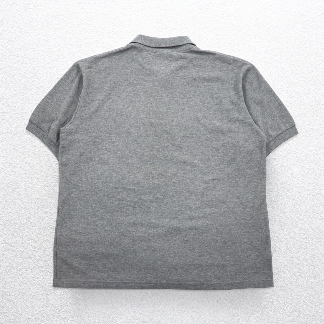 CHEMISE LACOSTE Made in France 70s French Lacoste Polo Shirt 2XL Grey Pique Single Logo