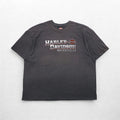 HARLEY DAVIDSON Double-sided Print T-Shirt 3XL Grey SILVER EAGLE Made in Nicaragua