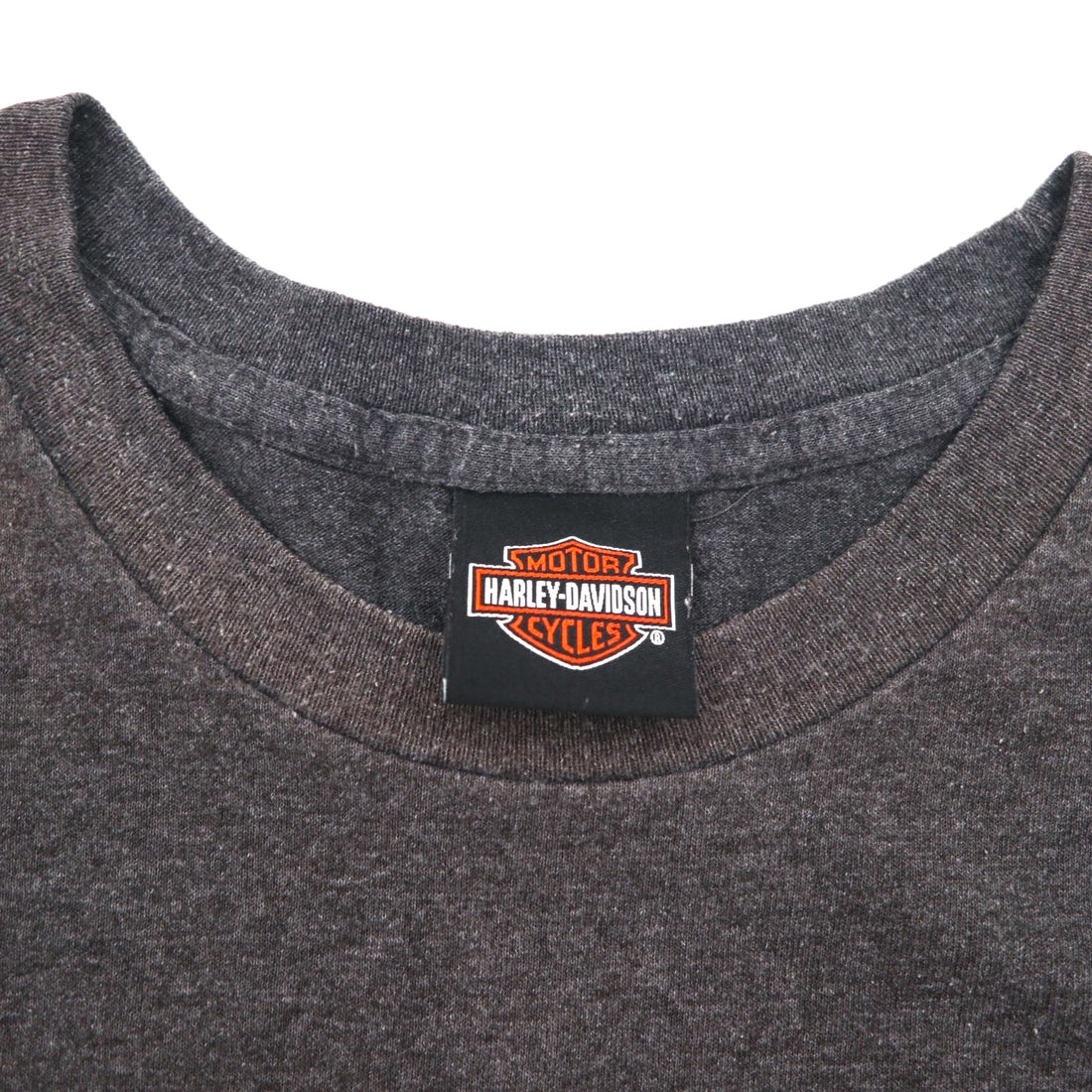 HARLEY DAVIDSON Double-sided Print T-Shirt 3XL Grey SILVER EAGLE Made in Nicaragua