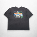 HARLEY DAVIDSON Double-sided Print T-Shirt 3XL Grey SILVER EAGLE Made in Nicaragua