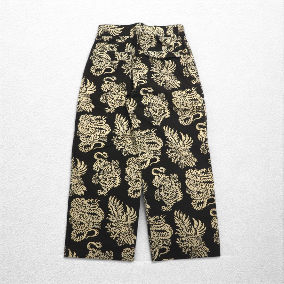 blackmeans × Zepanese Club × Toraichi TZB LONG PANTS Easy Pants L Black All-over Pattern 1813 22AW