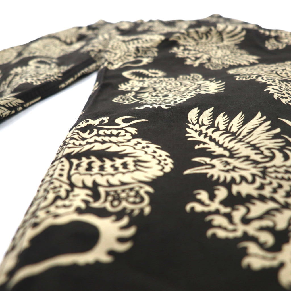blackmeans × Zepanese Club × Toraichi TZB LONG PANTS Easy Pants L Black All-over Pattern 1813 22AW