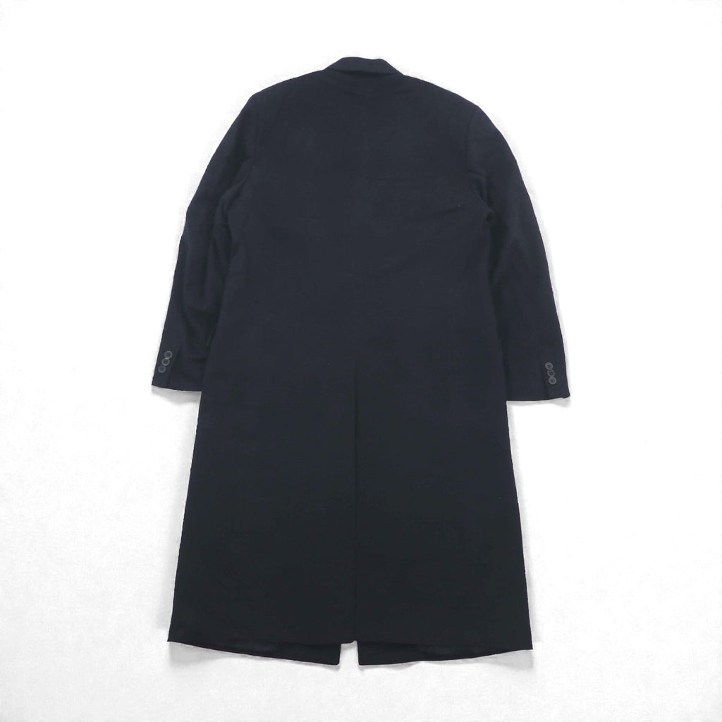 Loro Piana 100% Cashmere Long Chester Coat, Size L, Navy Pal Zieri, Made in Italy