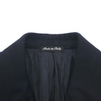 Loro Piana 100% Cashmere Long Chester Coat, Size L, Navy Pal Zieri, Made in Italy