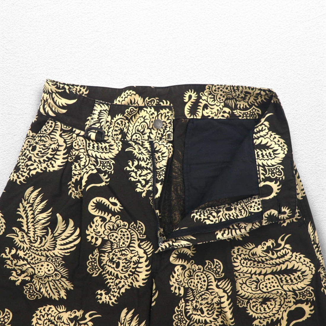 blackmeans × Zepanese Club × Toraichi TZB LONG PANTS Easy Pants L Black All-over Pattern 1813 22AW