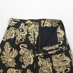 blackmeans × Zepanese Club × Toraichi TZB LONG PANTS Easy Pants L Black All-over Pattern 1813 22AW