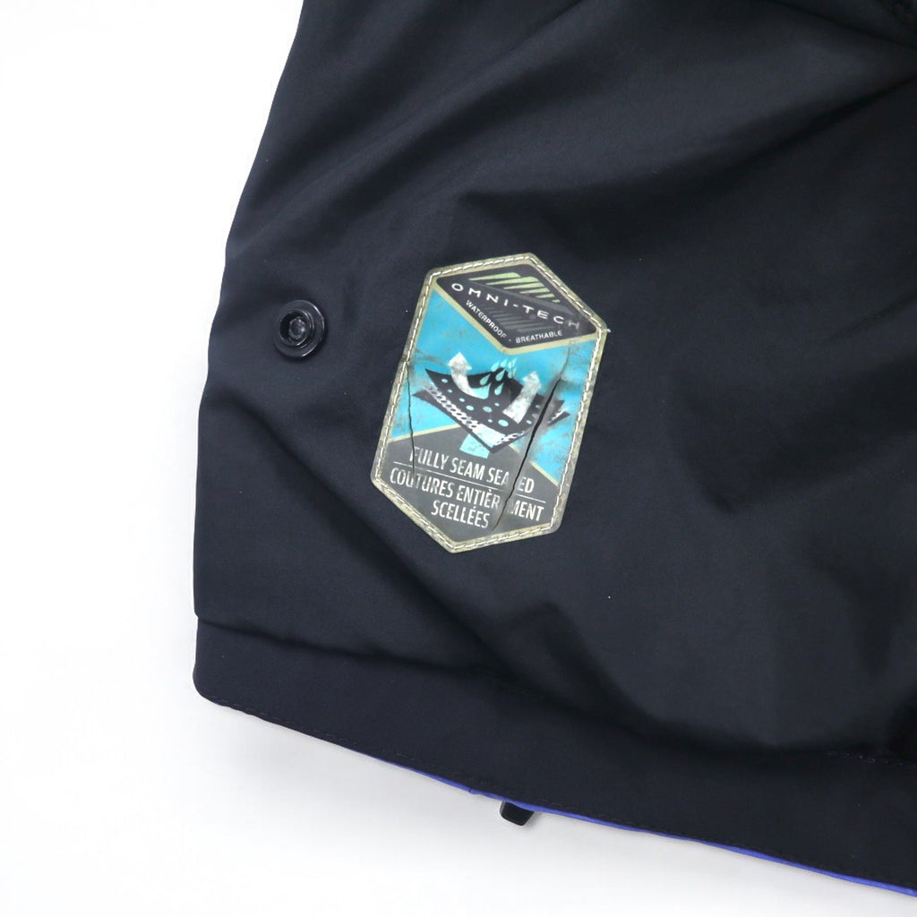 Columbia Titanium OMNI-HEAT OMNI-TECH Mountain Parka XL Blue Nylon Waterproof Detachable Hood Heli-Honey Jacket SL4013