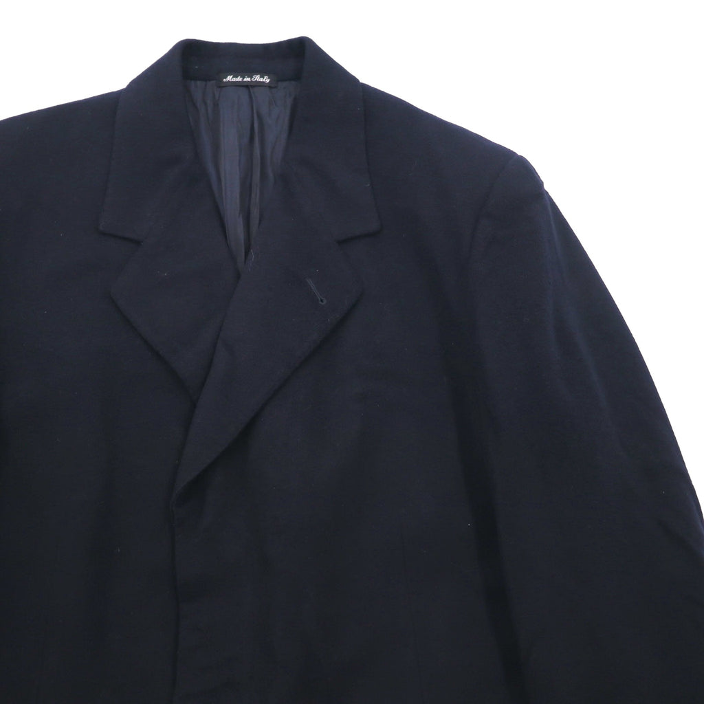 Loro Piana 100% Cashmere Long Chester Coat, Size L, Navy Pal Zieri, Made in Italy