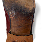 SAGRIPANTI Italian made monk strap straight tip shoes 27cm brown leather