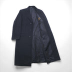 Loro Piana 100% Cashmere Long Chester Coat, Size L, Navy Pal Zieri, Made in Italy