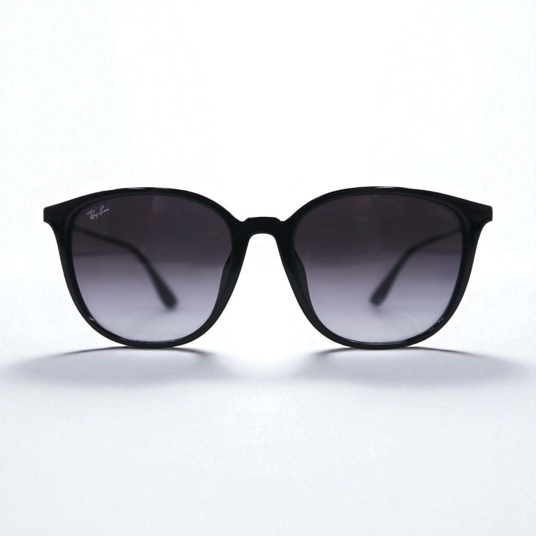 Ray-Ban ウェリントン サングラス ブラック グラデーション スクエア RB4348D 601/8G 57-18 145 3N 未使用品