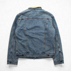 Levi's Sherpa Trucker Jacket, Boa-lined denim size M, Indigo, Type 3 Splitsville, 163650110