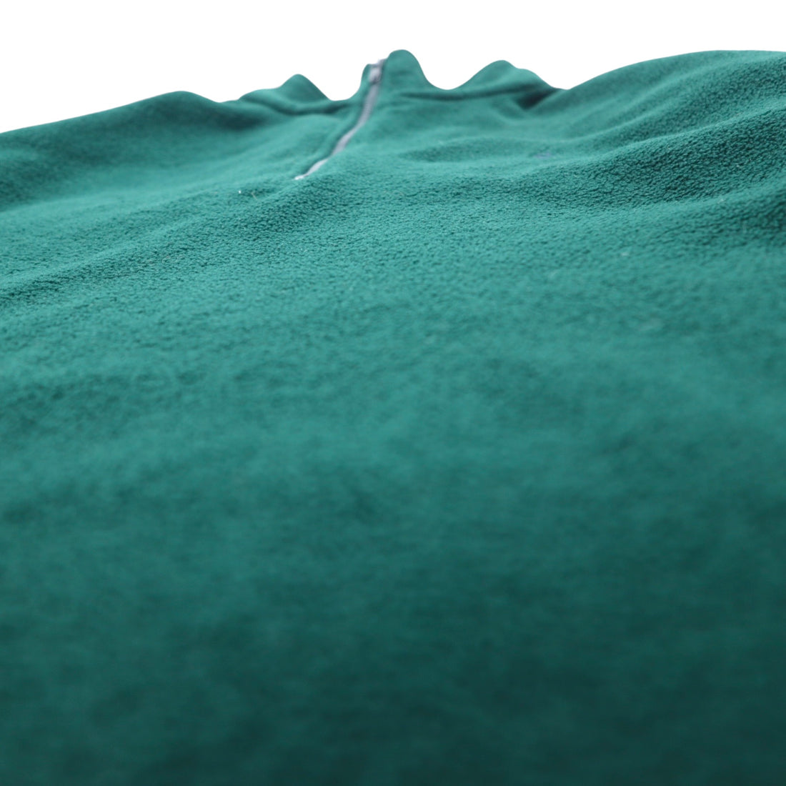 nautica 90年代 USA製 ハーフジップ フリースジャケット L グリーン nautech fleece ロゴ刺繍