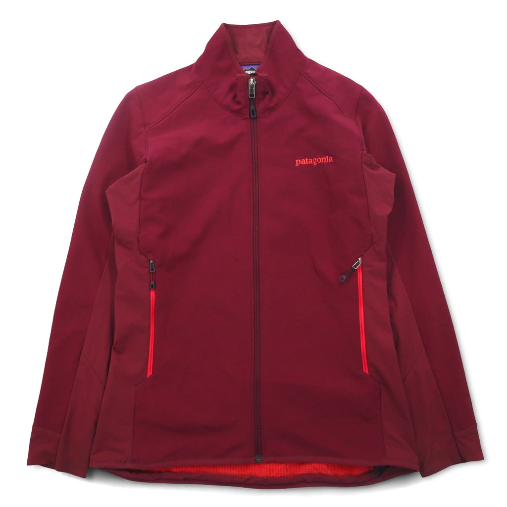 Patagonia POLERTEC Hybrid Fleece Jacket Softshell Jacket XS Bordeaux Adze Hybrid Jacket 83455