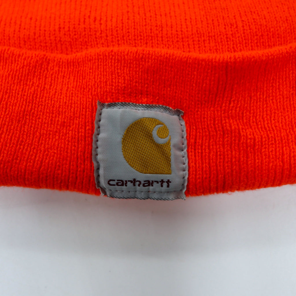carhartt ニット帽 ビーニー FREE オレンジ アクリル