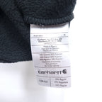Carhartt ORIGINAL FIT プルオーバーパーカー 2XL ブラック コットン 裏起毛 袖ロゴ MIDWEIGHT HOODED LOGO SWEATSHIRT K288 メキシコ製