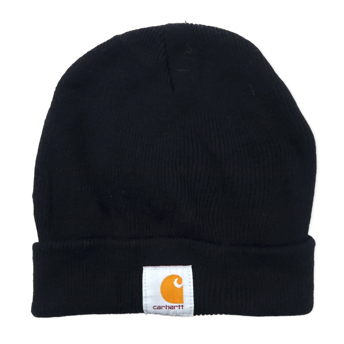 日本然リトテ-古着オンライン-carhartt ニット帽 ビーニー FREE ブラック アクリル-carhartt knit hat beanie FREE black acrylic