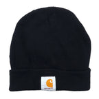 日本然リトテ-古着オンライン-carhartt ニット帽 ビーニー FREE ブラック アクリル-carhartt knit hat beanie FREE black acrylic