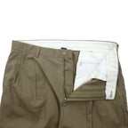 Polo by Ralph Lauren 90s Tucked Chino Pants Size 36 Beige Cotton HAMMOND PANT