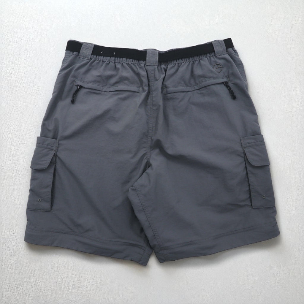 MAGELLAN OUTDOORS アウトドア 2WAY コンバーチブル カーゴパンツ ショートパンツ L ナイロン 防水 FISH GEAR
