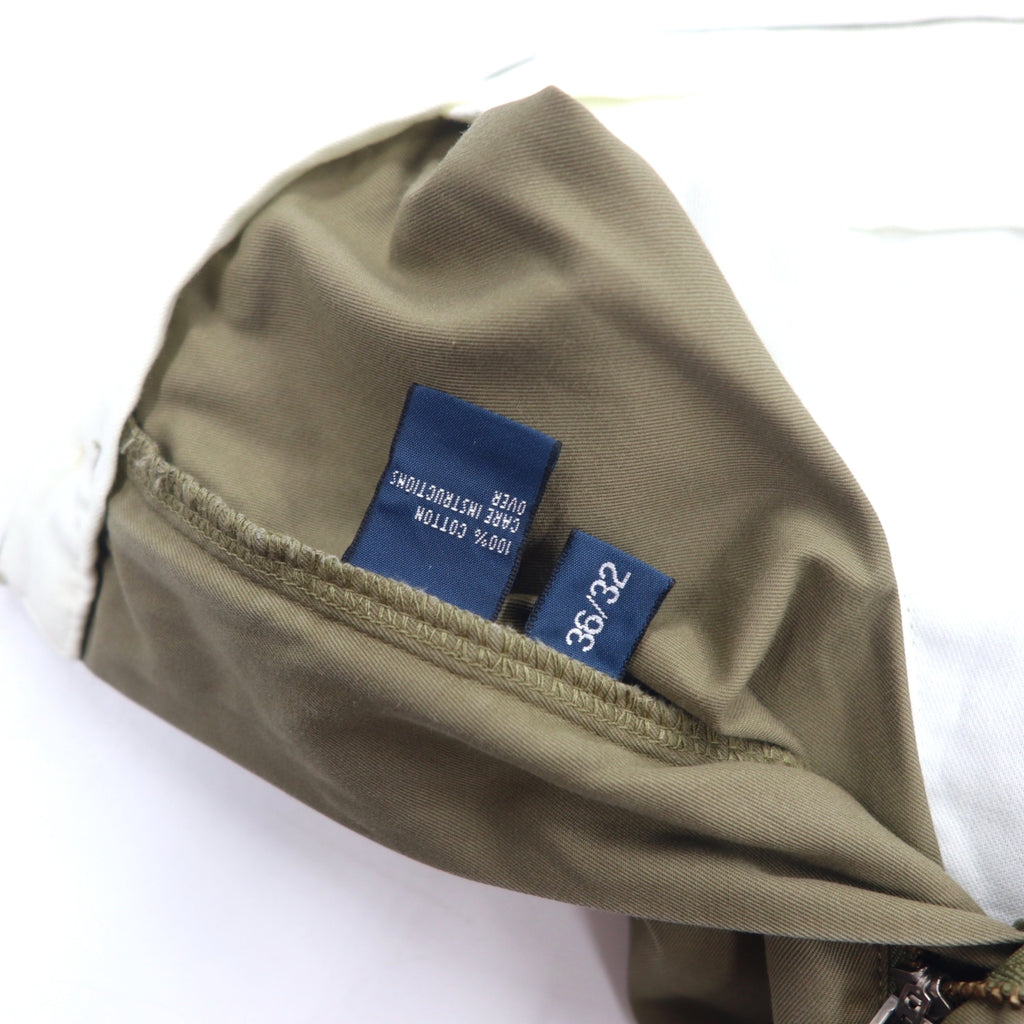 Polo by Ralph Lauren 90s Tucked Chino Pants Size 36 Beige Cotton HAMMOND PANT