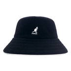 KANGOL Bucket Hat L Black Wool Lahinch K3191ST