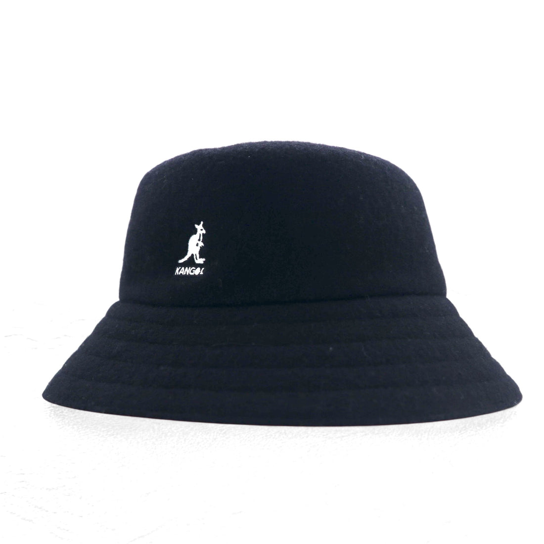 KANGOL Bucket Hat L Black Wool Lahinch K3191ST