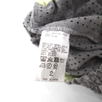 CLASS PUNCHING ULTRASUEDE TROUSERS Easy Pants L Gray ARTFICIAL LEATHER Made in Japan