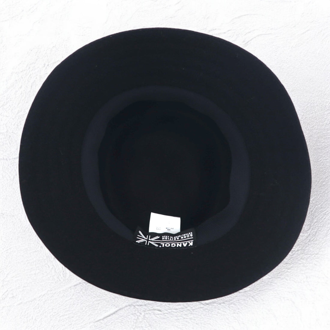 KANGOL Bucket Hat L Black Wool Lahinch K3191ST
