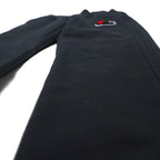 Champion Reverse Weave Sweatpants L Black Script Logo Blue Single Tag Reprint Made in El Salvador