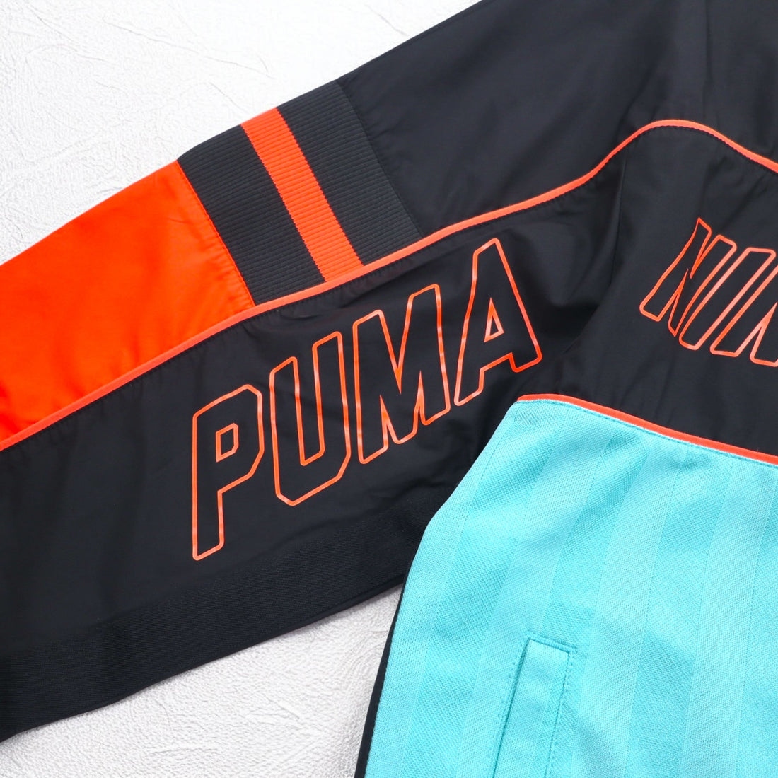 PUMA Track Jacket Jersey L Multicolor WOVEN JACKET-BLUE TURQUOISE 596035-35