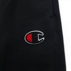 Champion Reverse Weave Sweatpants L Black Script Logo Blue Single Tag Reprint Made in El Salvador