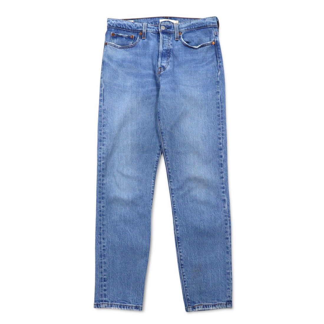 Levi's PREMIUM Big E Ankle Jeans Denim Pants Size 28 Blue Cotton 22861-0034