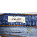 Levi's PREMIUM Big E Ankle Jeans Denim Pants Size 28 Blue Cotton 22861-0034