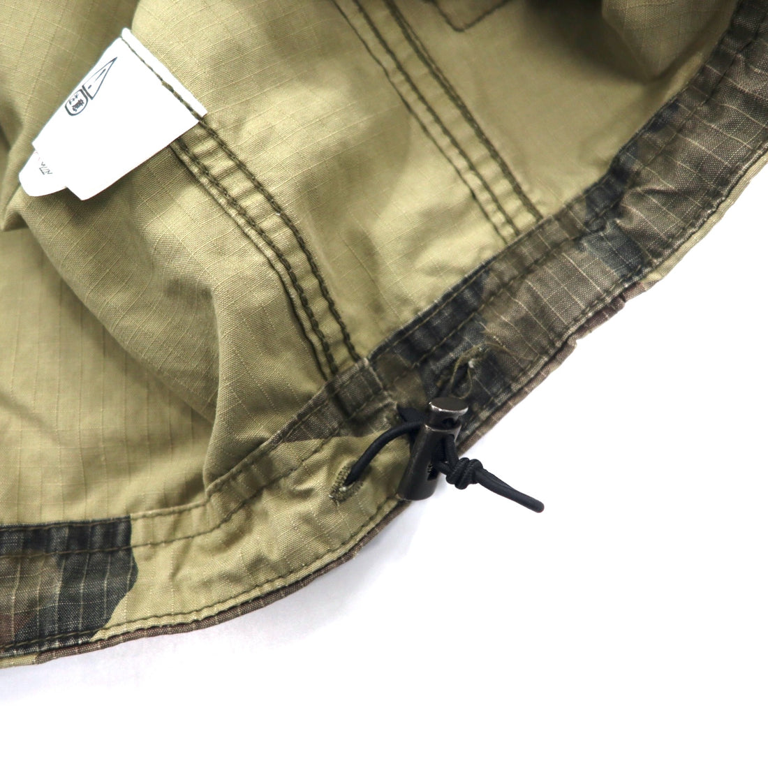 THE NORTH FACE Beamex Parka Military Jacket XL Khaki Camouflage Cotton Ripstop Hood Storage Type BEAMEX PARKA NP11728