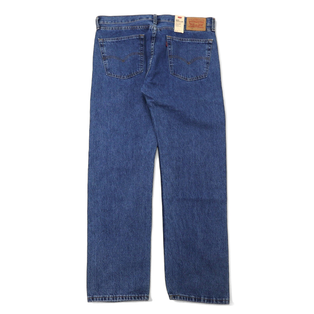 Levi's 505 Regular Straight Denim Pants Size 36 Blue Cotton Zipper Fly Unworn