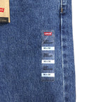Levi's 505 Regular Straight Denim Pants Size 36 Blue Cotton Zipper Fly Unworn